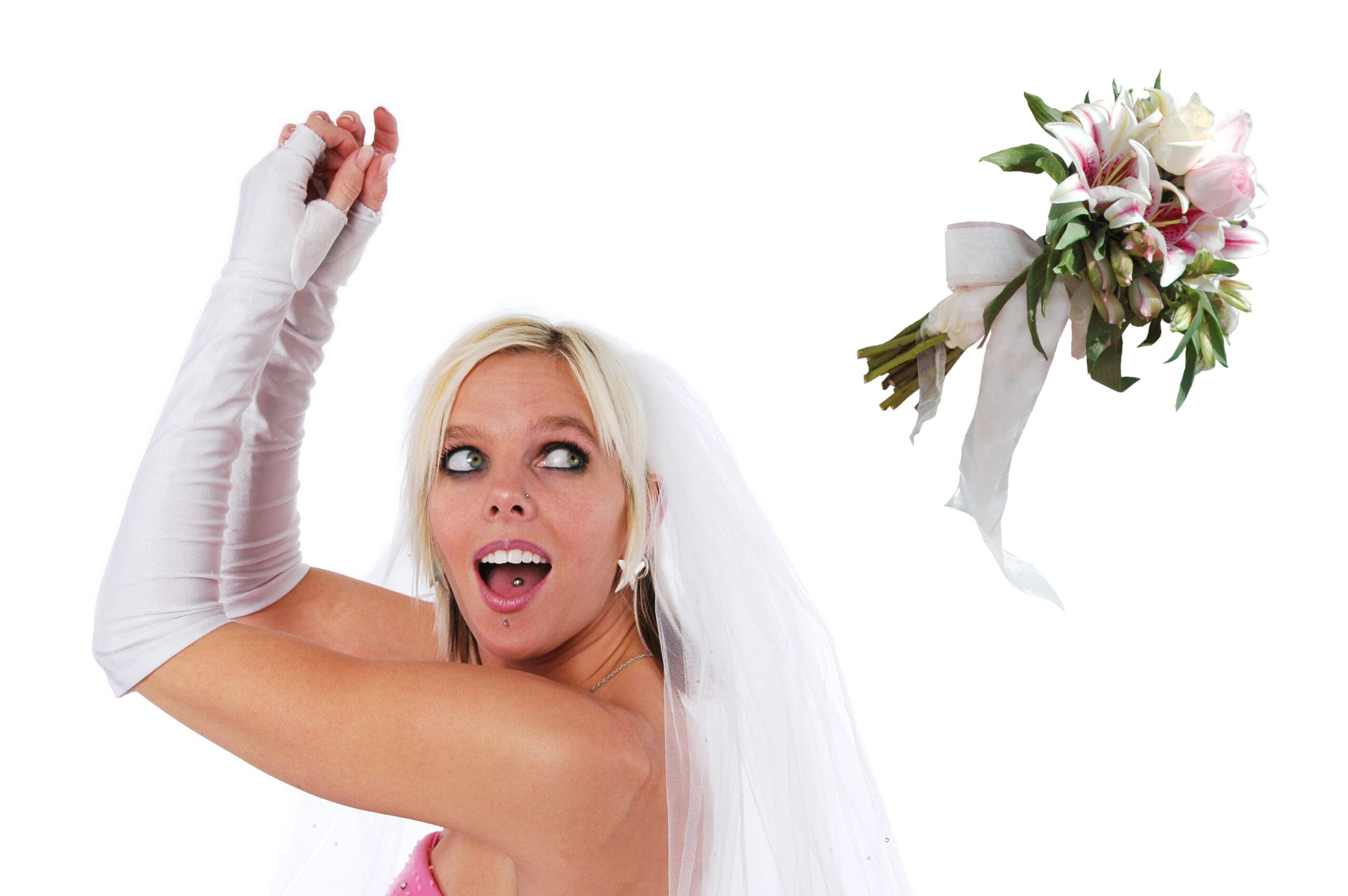 bouquet toss